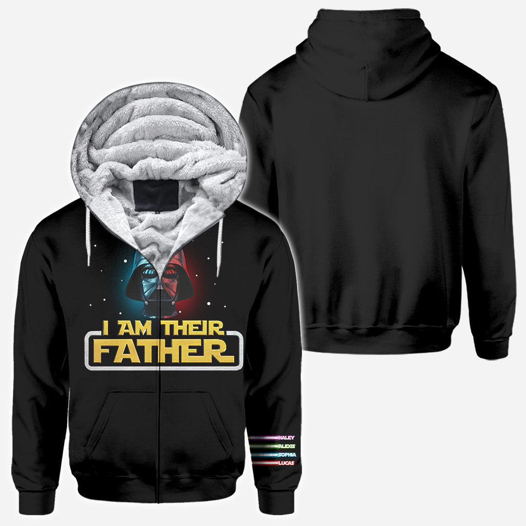 Personalized I Am Your Father All Over Shirt Custom Names Gift for Dad