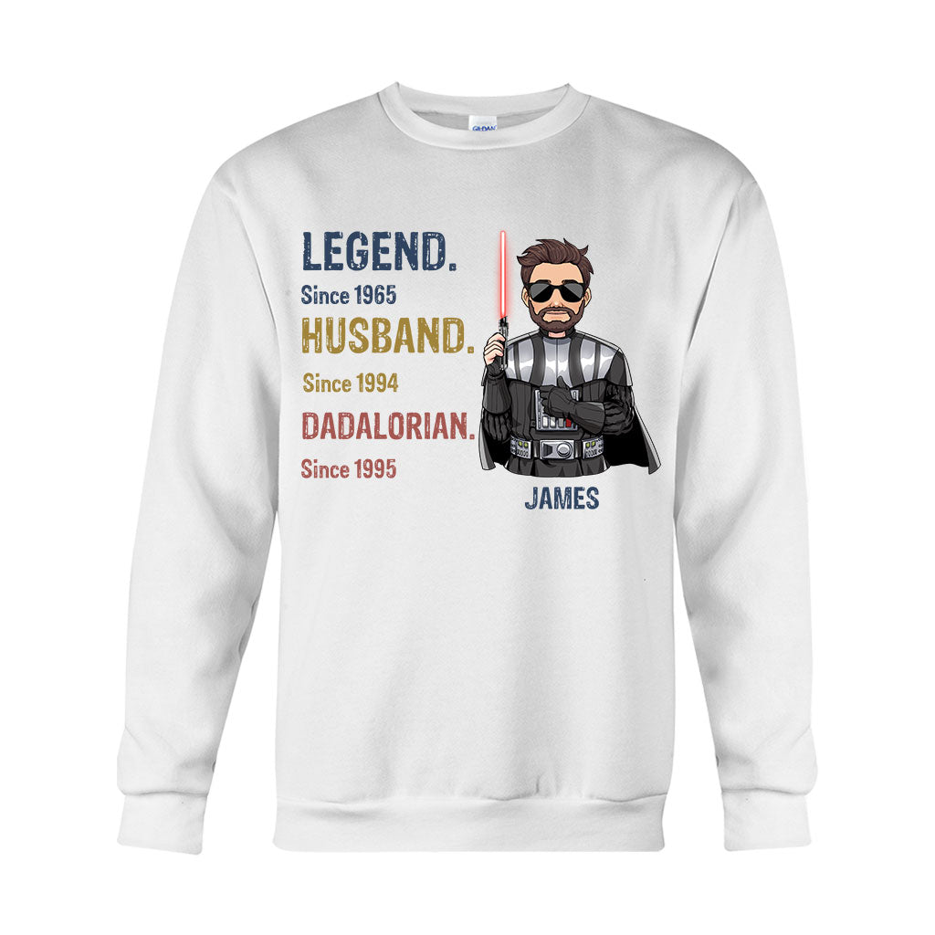 Personalized Star Wars T-shirt Hoodie Gift for Dad Legend Husband