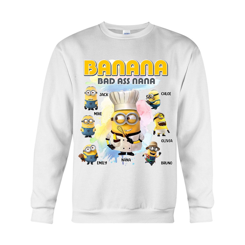 Personalized Banana Nana T-shirt Custom Gift for Grandma