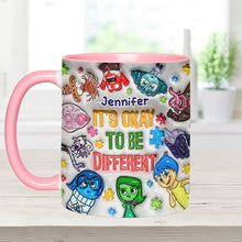 Load image into Gallery viewer, Personalized Autism Awareness Accent Mug Custom Name Gift for Kids
