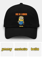 Load image into Gallery viewer, Personalized One In A Minion Embroidered Cap Gift for Kids
