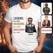 Load image into Gallery viewer, Personalized Star Wars T-shirt Hoodie Gift for Dad Legend Husband
