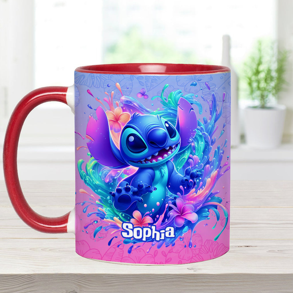 Personalized Ohana Accent Mug Custom Name Gift for Mom