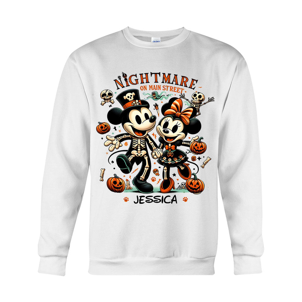 Personalized Nightmare On Main Street T-shirt & Hoodie for Halloween Gift