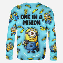 Load image into Gallery viewer, Personalized Minion All Over Shirt Custom Name Birthday Gift

