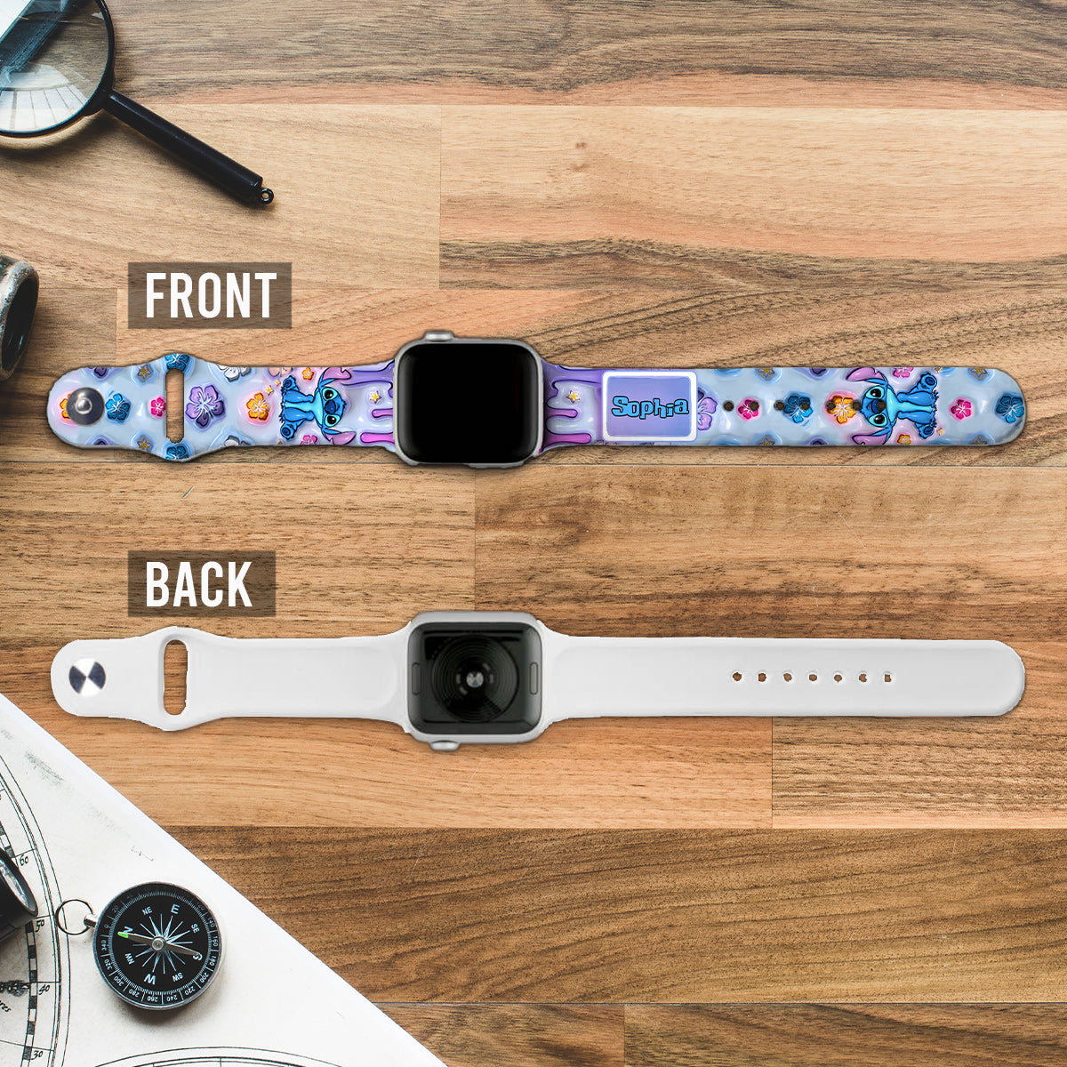 Personalized Ohana Apple Watch Band Custom Name Gift