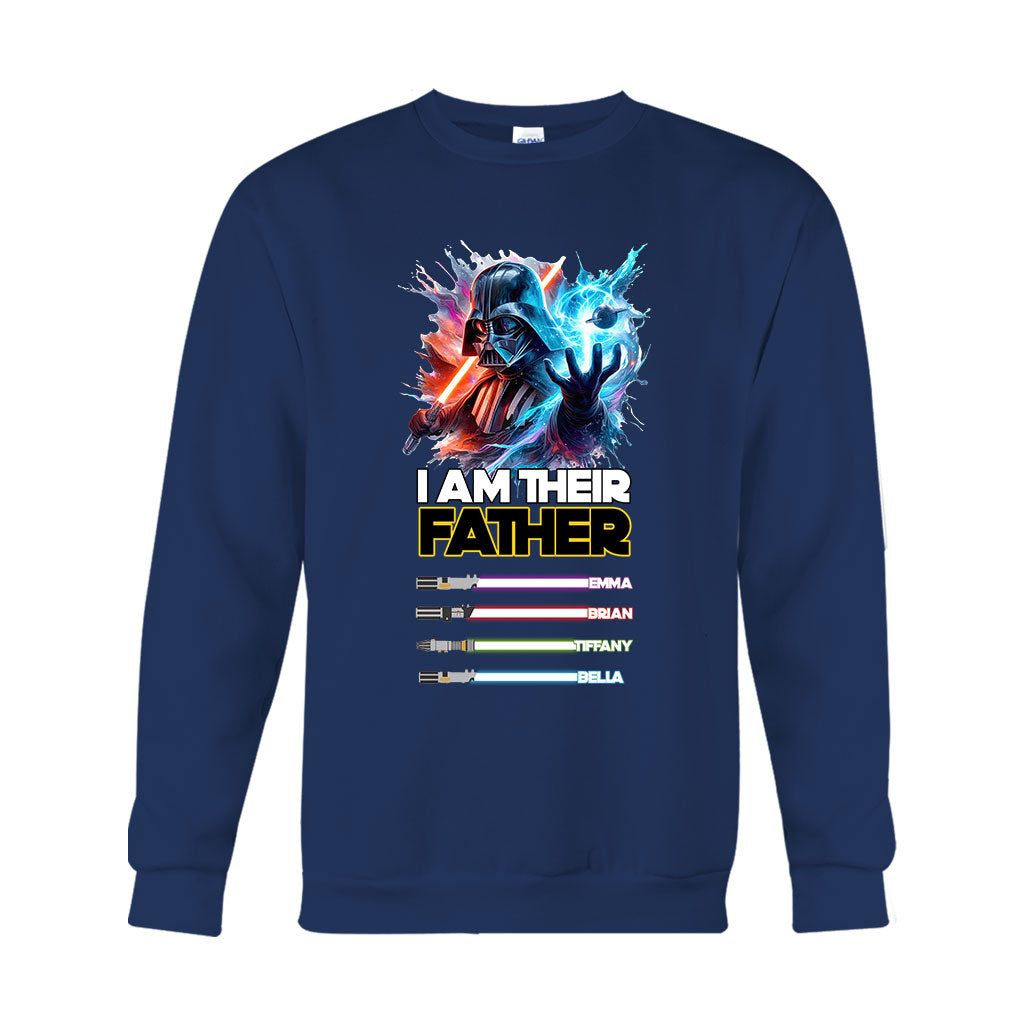 Personalized I Am Their Father T-shirt Gift for Dad