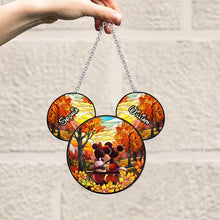 Load image into Gallery viewer, Personalized Window Hanging Suncatcher Ornament for Couples
