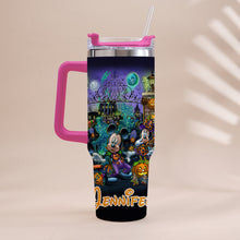 Load image into Gallery viewer, Personalized Halloween Tumbler with Handle for Drinks
