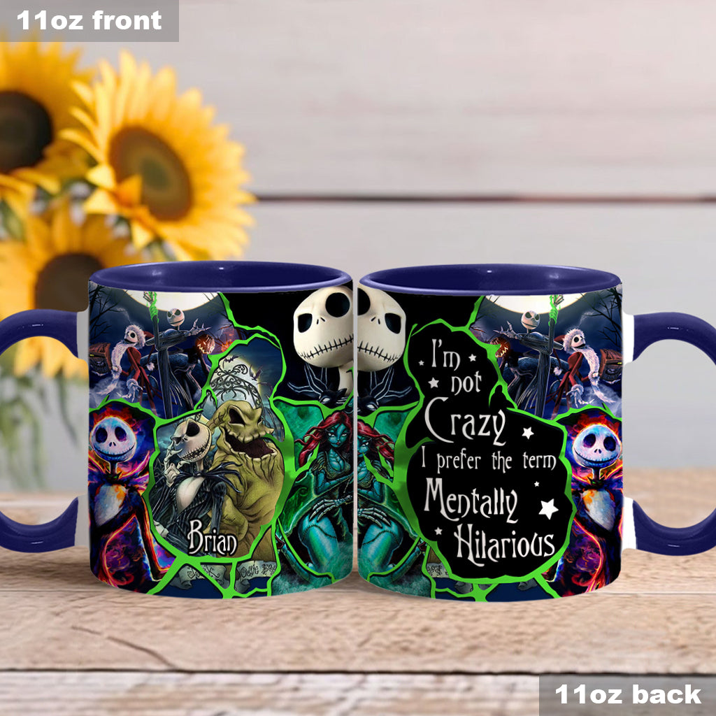 Personalized Nightmare Accent Mug Custom Name Funny Gift for Friends