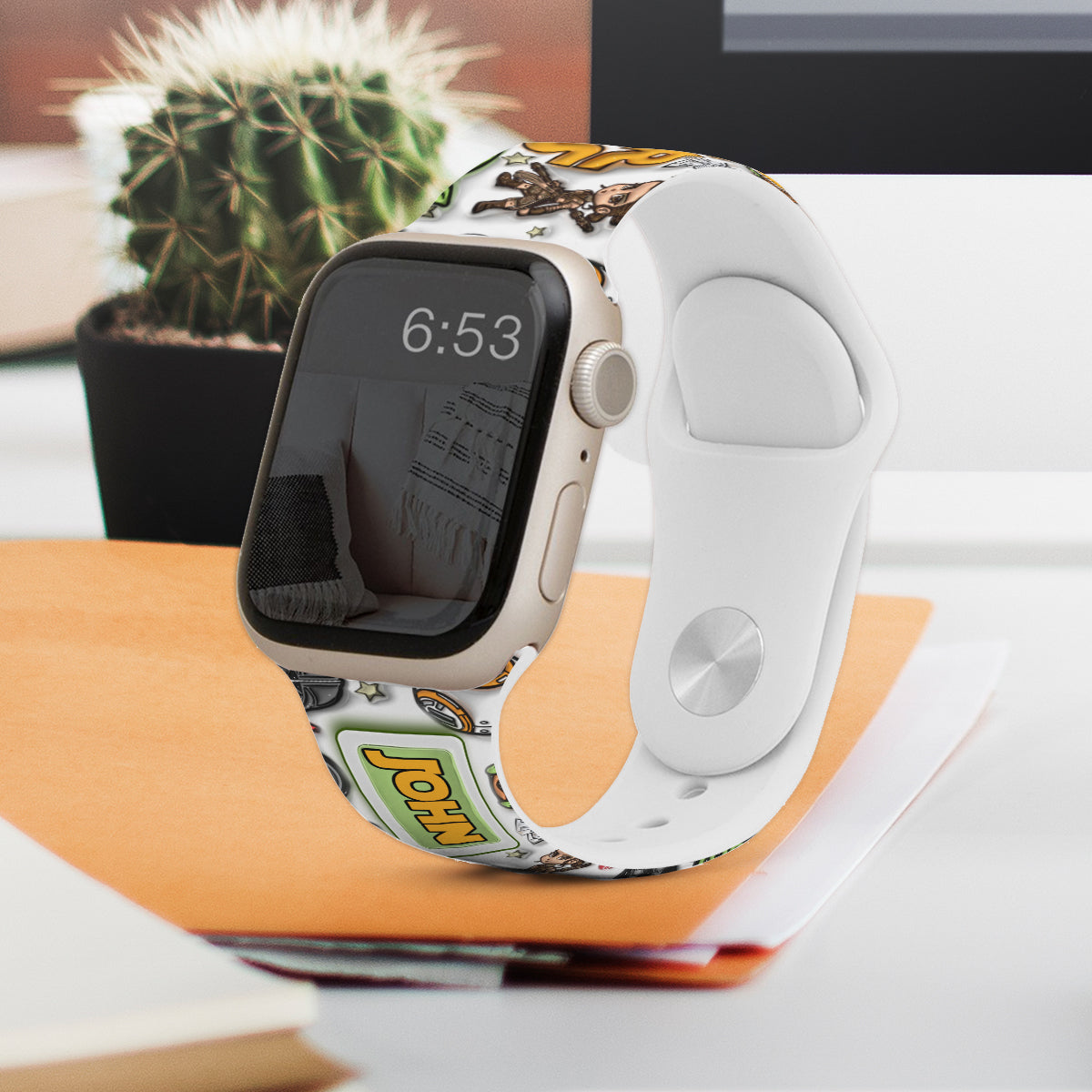 Personalized Star Wars Apple Watch Band Custom Name Gift