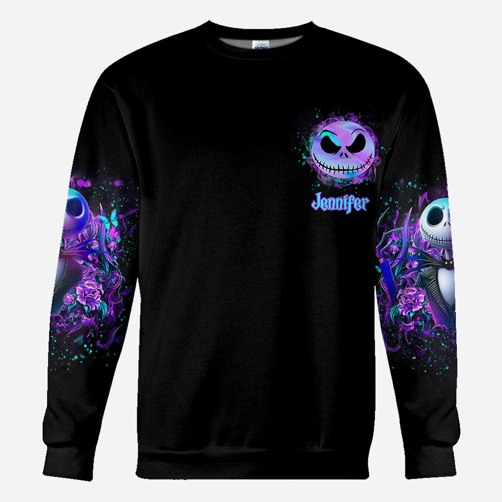 Personalized Nightmare All Over Shirt Custom Name Gift Halloween