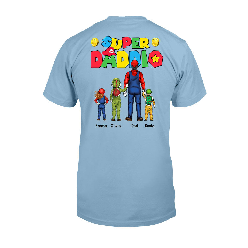 Personalized Super Daddio T-Shirt and Hoodie Gift for Dad