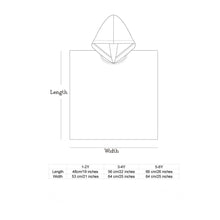 Load image into Gallery viewer, Personalized Kid Hooded Towel Poncho with Name | Unique Gift
