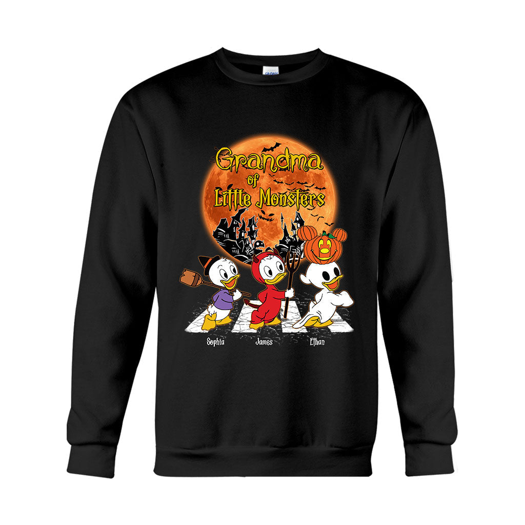 Personalized Grandma Of Little Monsters T-shirt & Hoodie for Halloween Gift