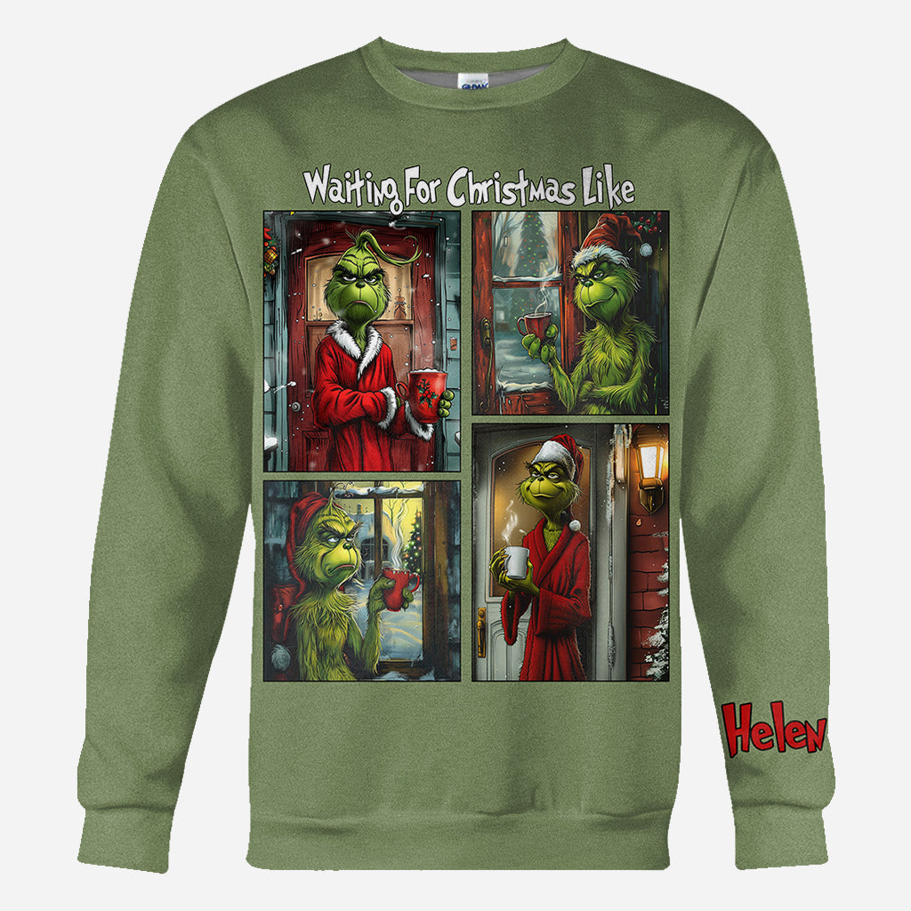Personalized Christmas All-Over Shirt for Unique Holiday Gift