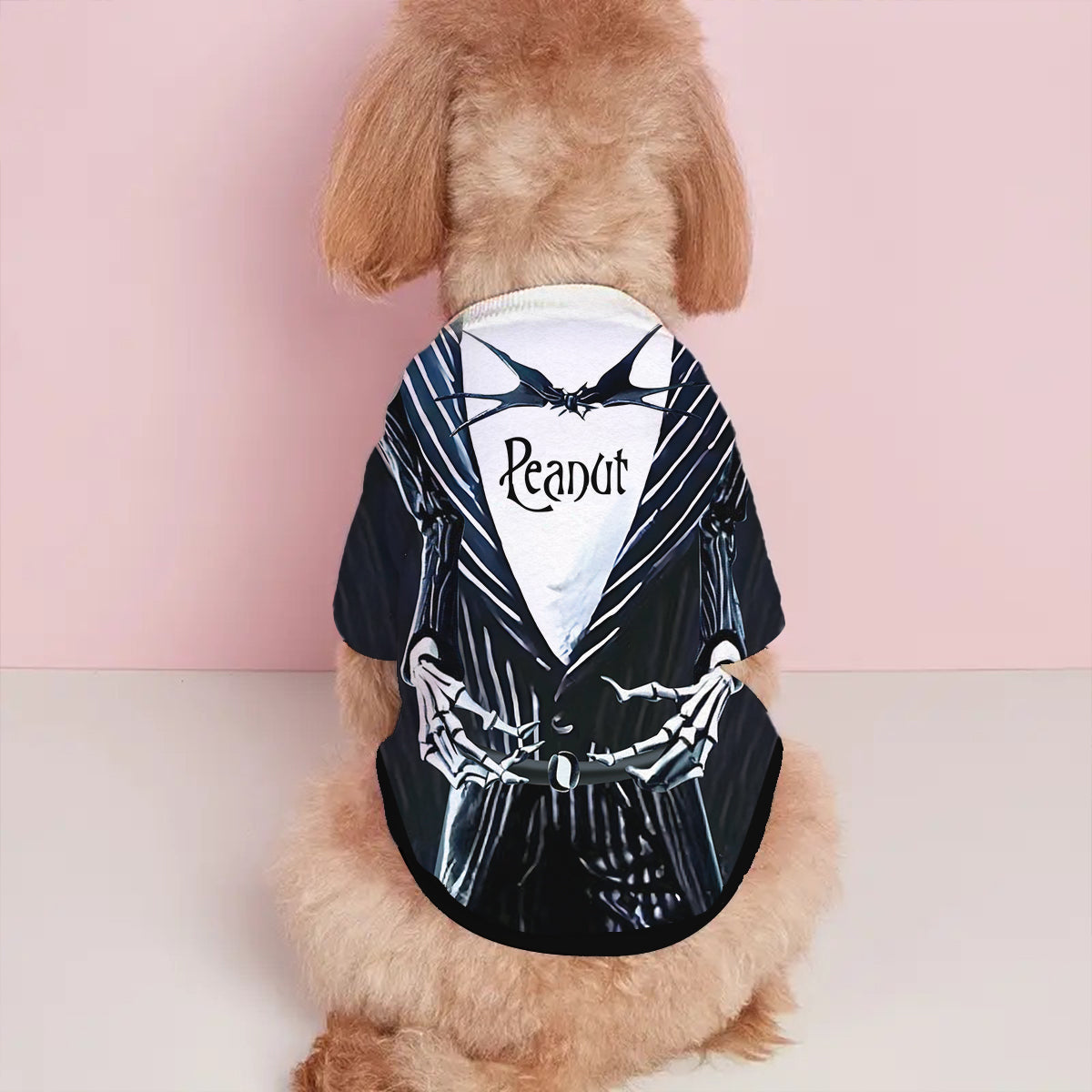 Personalized Skellington Dog Shirt Custom Pet Costume