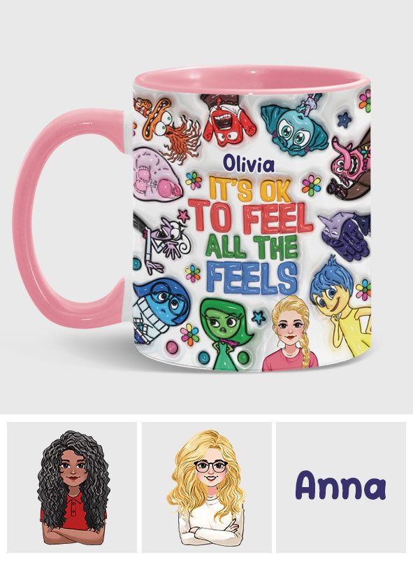 Personalized Cute Accent Mug Gift for Birthdays & Graduations