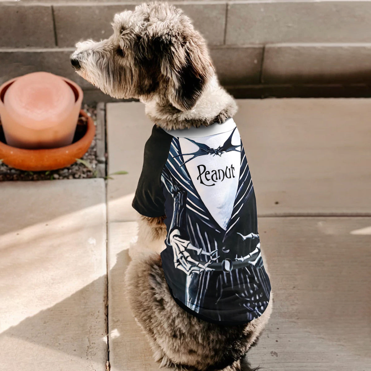 Personalized Skellington Dog Shirt Custom Pet Costume