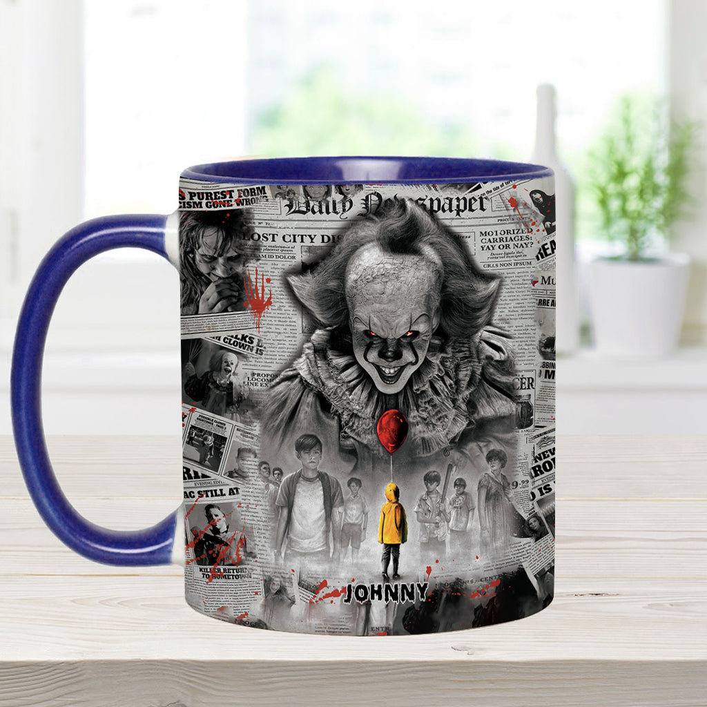 Personalized Horror Movie Accent Mug Custom Gift for Fans