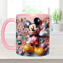 Load image into Gallery viewer, Personalized Ceramic Accent Mug with Magical Mouse Design for Christmas or Birthday
