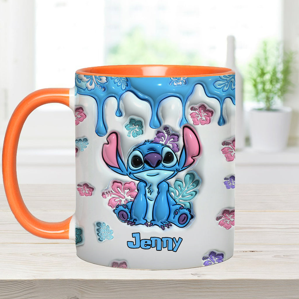 Personalized Ohana Accent Mug Custom Name Gift for Birthdays