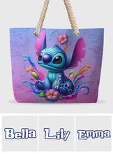 Load image into Gallery viewer, Personalized Beach Bag with Custom Design for Summer Fun
