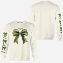 Load image into Gallery viewer, Personalized Mama Christmas All Over Shirt Custom Family Gift
