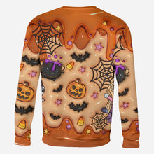 Load image into Gallery viewer, Personalized Halloween All Over Shirt Custom Name for Kids
