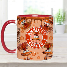 Load image into Gallery viewer, Personalized Accent Mug Custom Name Anxiety Coffee Gift
