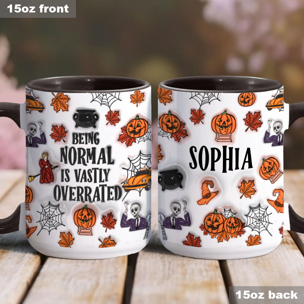 Personalized Halloween Accent Mug Custom Name Gift Idea