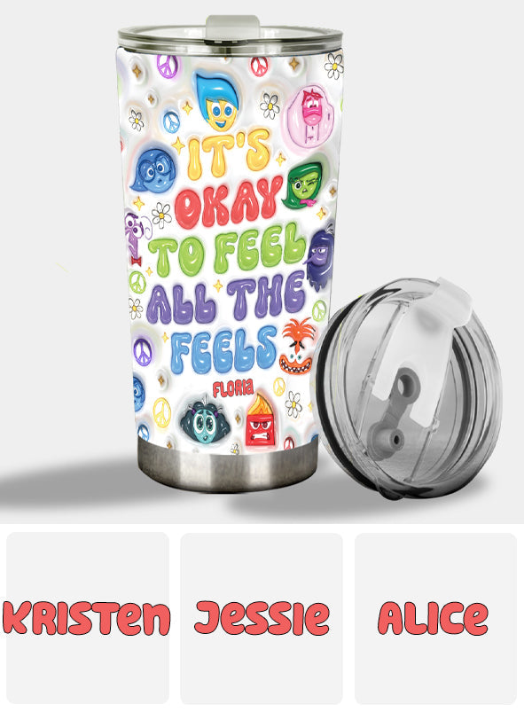 Personalized Stainless Steel Tumbler Custom Name Fun Gift