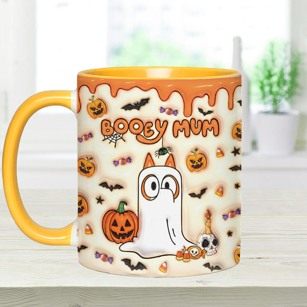 Personalized Booey Mum Accent Mug Custom Name Gift for Mom