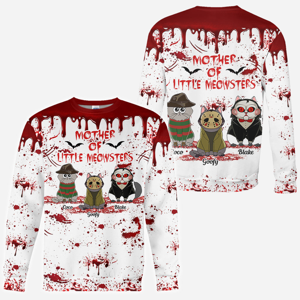 Personalized Cat Themed All-Over Print Shirt for Cat Lovers