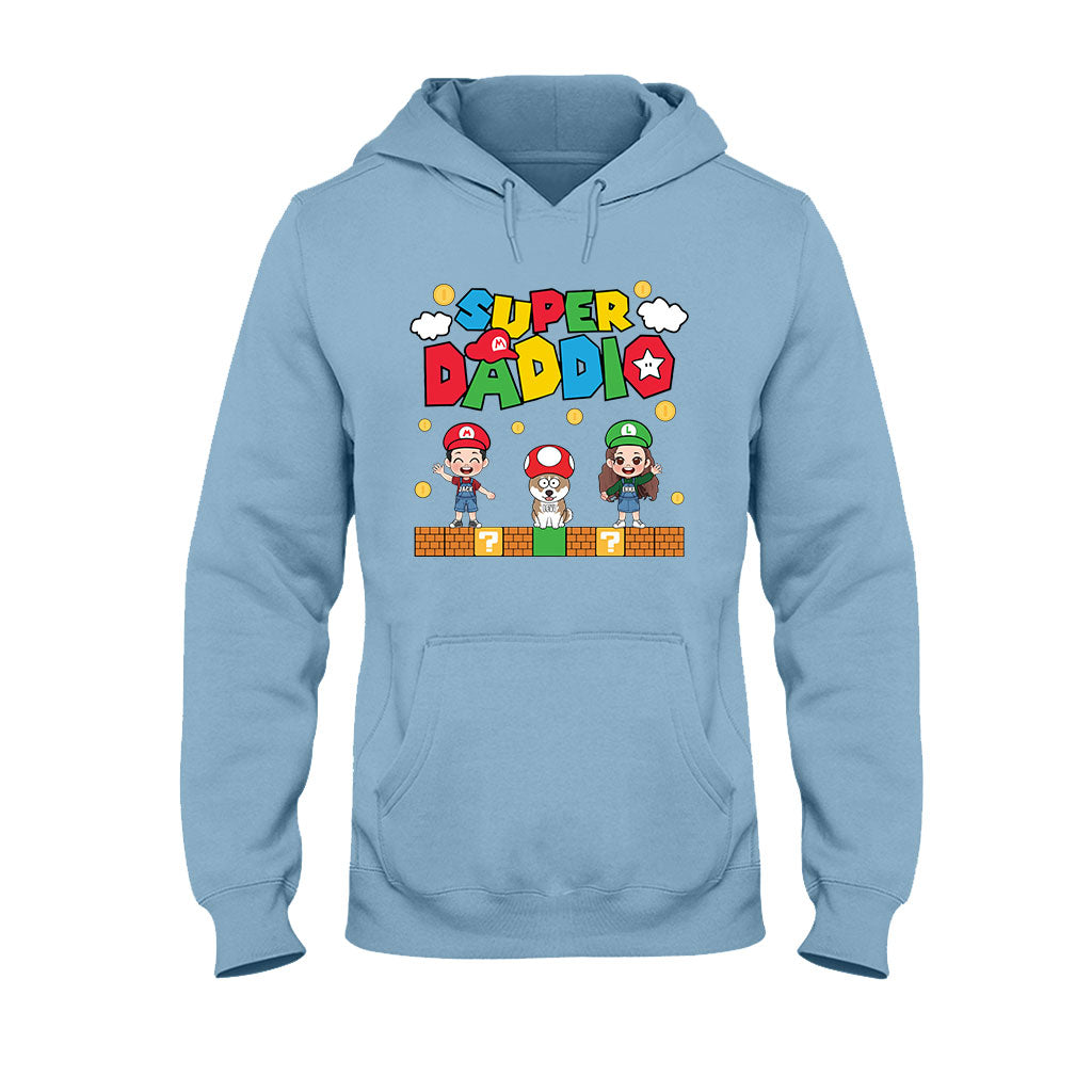 Personalized Super Daddio T-shirt & Hoodie Gift for Dad