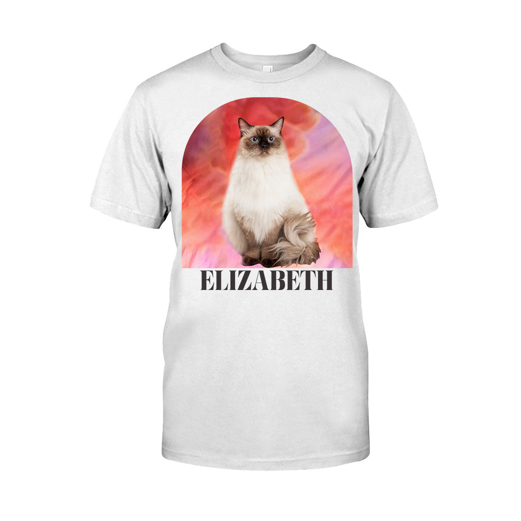 Personalized Cat T-Shirt & Hoodie Custom Name Gift for Cat Lovers