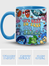 Load image into Gallery viewer, Personalized Ceramic Accent Mug 'It's Okay To Feel All The Feels' Gift for Kids
