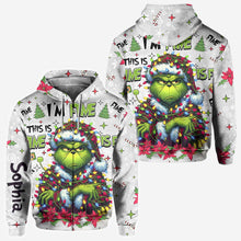 Load image into Gallery viewer, Personalized Christmas All Over Shirt Grinch Design Gift
