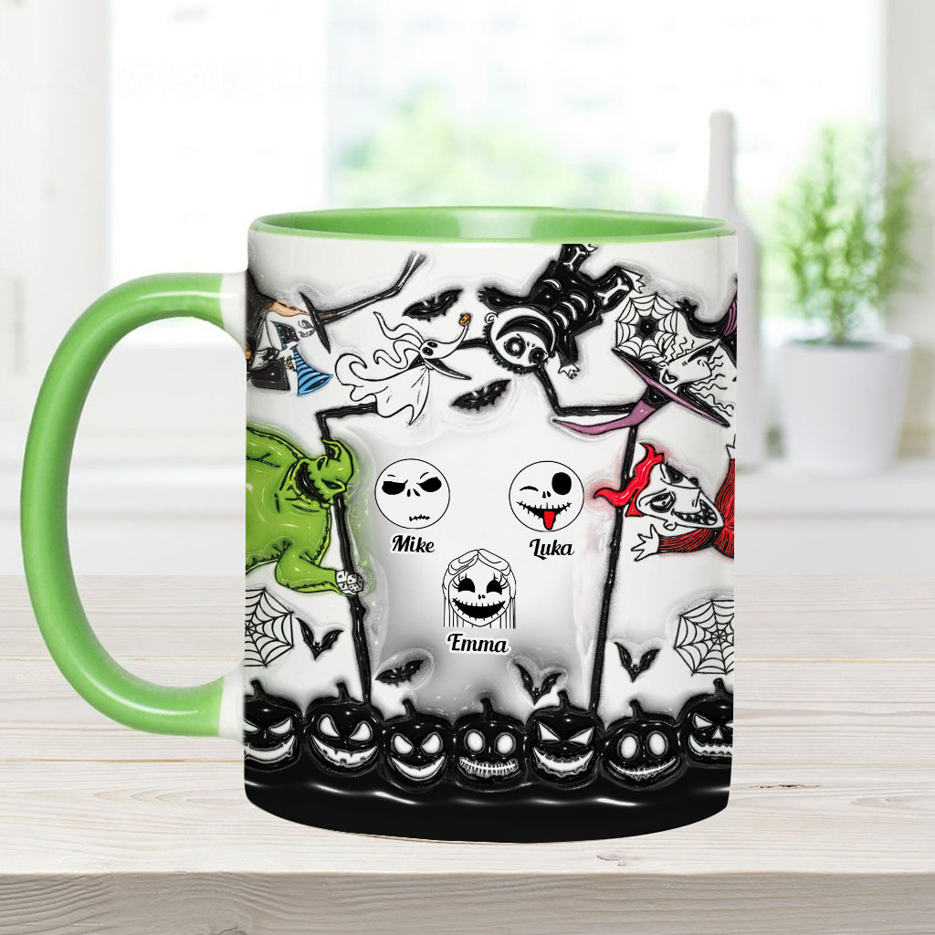 Personalized Nightmare Accent Mug Custom Name Gift for Mom or Dad