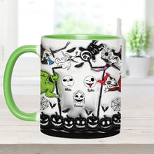 Load image into Gallery viewer, Personalized Nightmare Accent Mug Custom Name Gift for Mom or Dad
