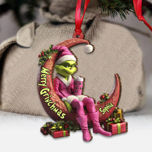 Load image into Gallery viewer, Personalized Grinch Christmas Ornament Custom Name Gift
