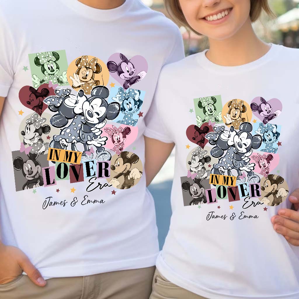 Personalized Couple T-Shirt and Hoodie In My Lover Era Gift for Engagement/Anniversary