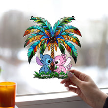 Load image into Gallery viewer, Personalized Ohana Suncatcher Ornament for Couples | Romantic Decor
