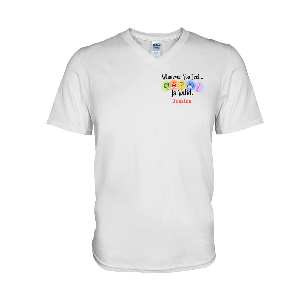 Personalized Inside Out T-shirt Custom Message Gift Idea