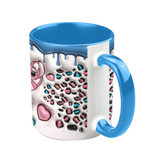 Load image into Gallery viewer, Personalized Ohana Accent Mug Custom Name Gift for Couples
