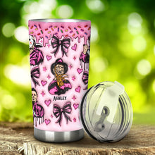 Load image into Gallery viewer, Personalized Horror Movie Tumbler Custom Name Gift for Fans
