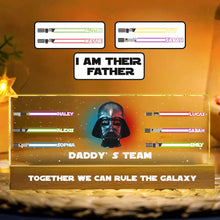 Load image into Gallery viewer, Personalized LED Night Light - Custom Star Wars Gift for Dad
