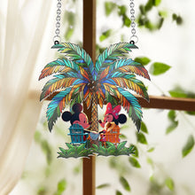 Load image into Gallery viewer, Personalized Palm Tree Suncatcher Ornament Custom Gift for Couple
