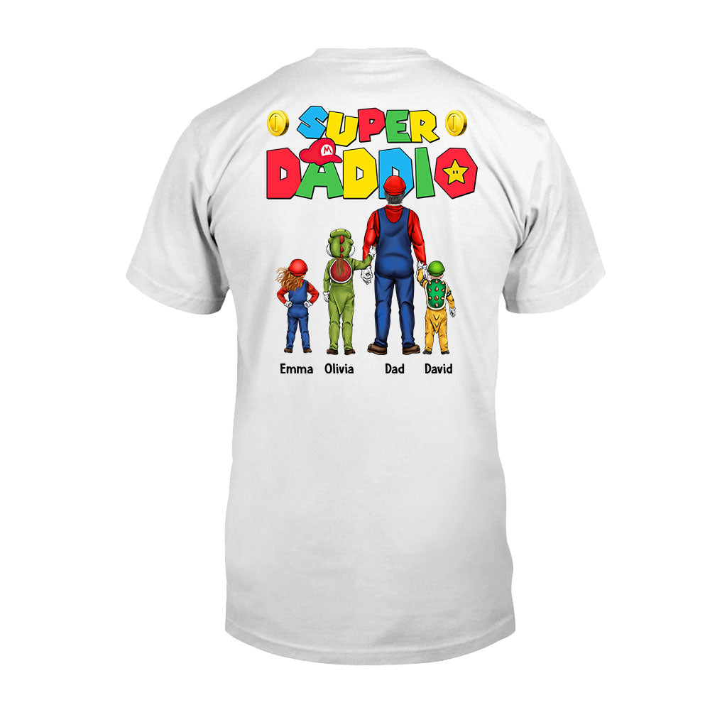 Personalized Super Daddio T-Shirt and Hoodie Gift for Dad