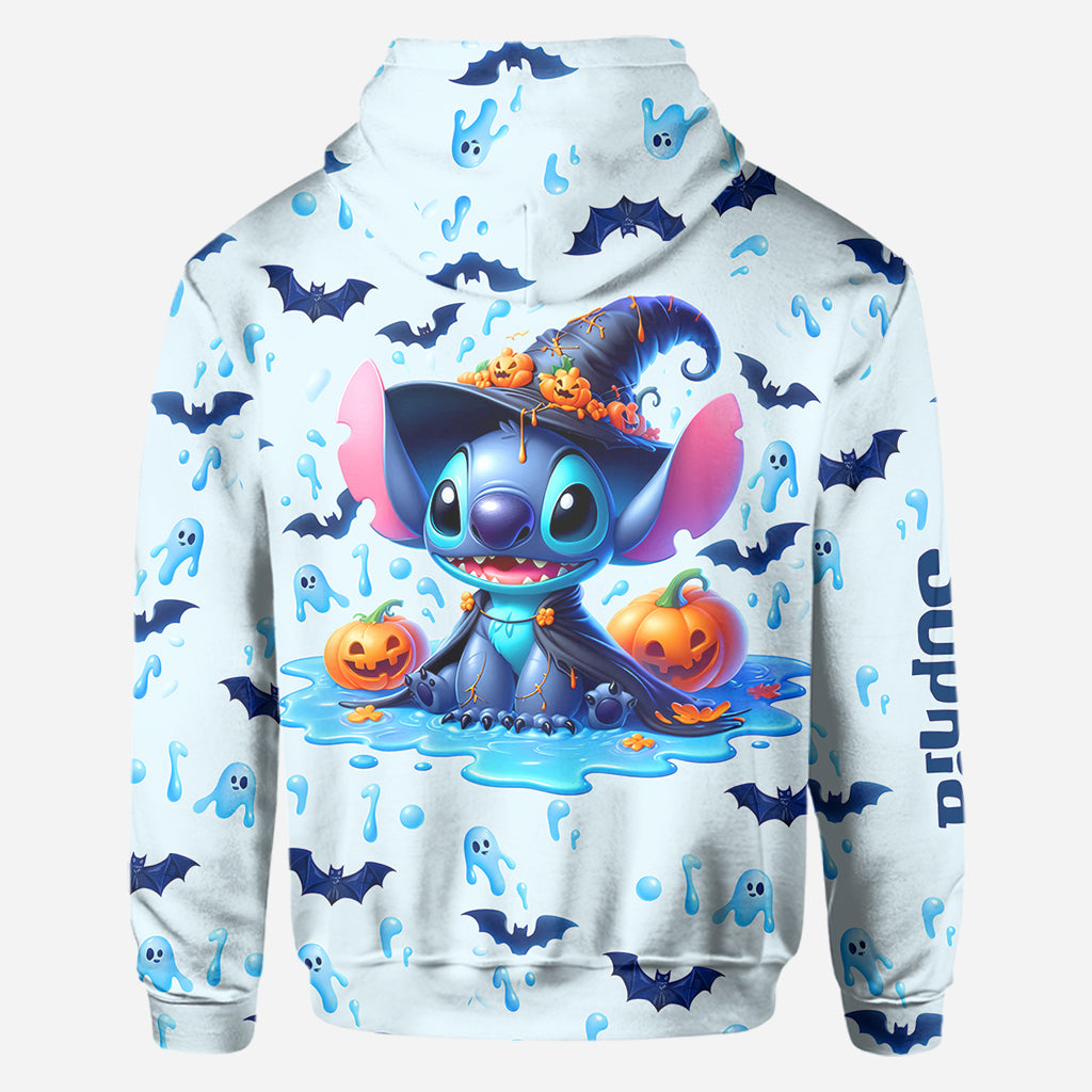 Personalized Halloween Ohana All Over Shirt Gift for Family